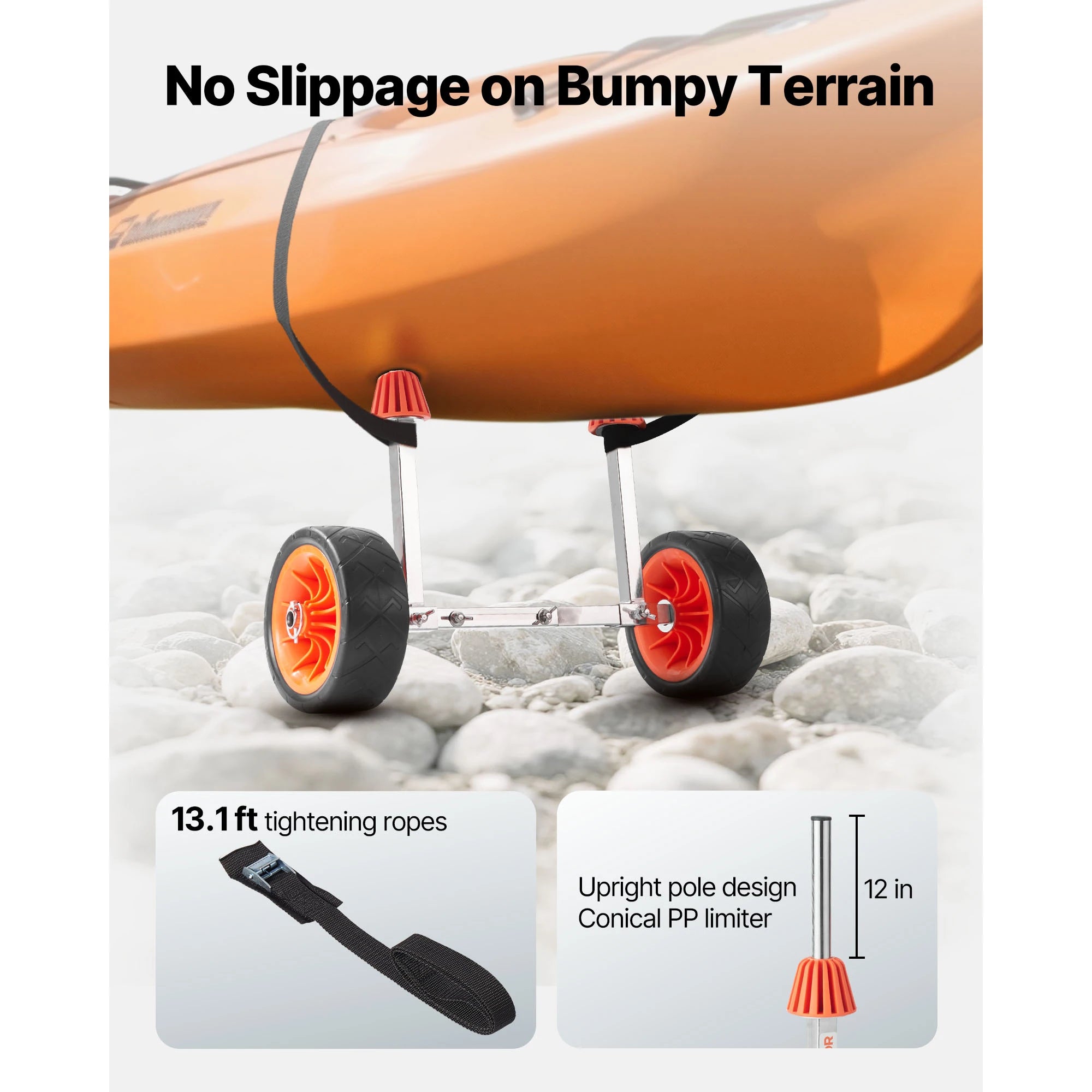 SucceBuy Kayak Cart 250 lbs Load Capacity