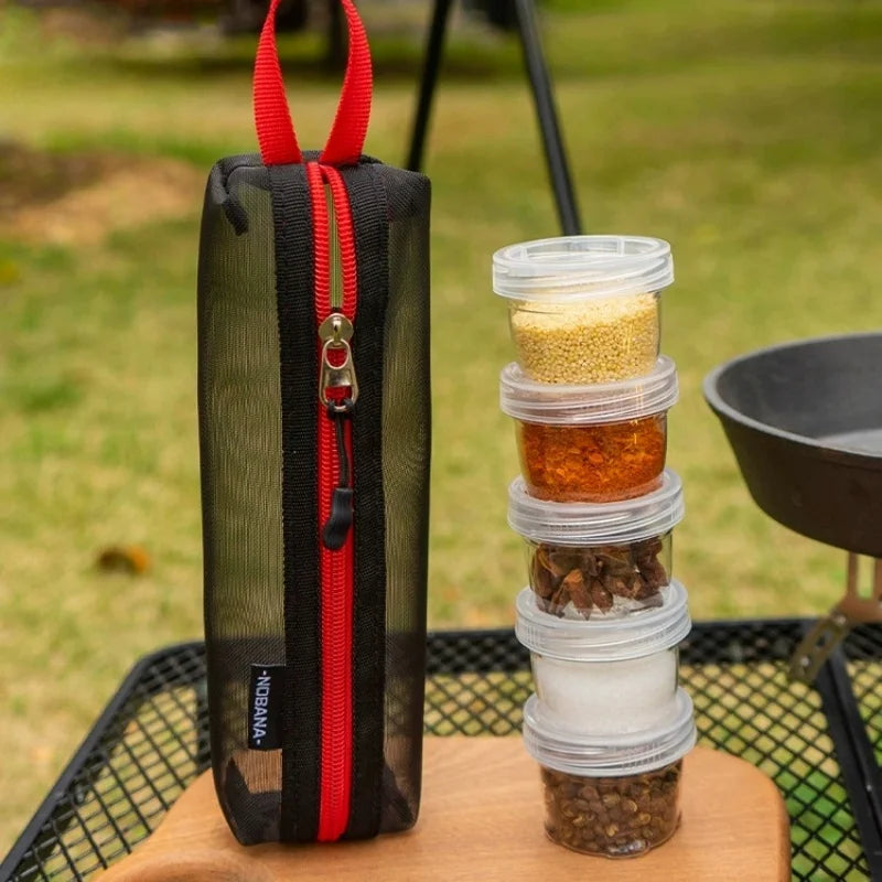 1 Set Portable Camping Spice Kit Outdoor