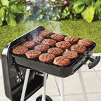 17.5" Square Steel Charcoal Grill on Wheels