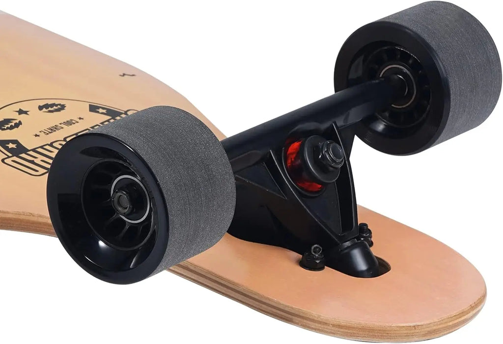 41-Inch Maple Longboard Complete Skateboard for Cruising,