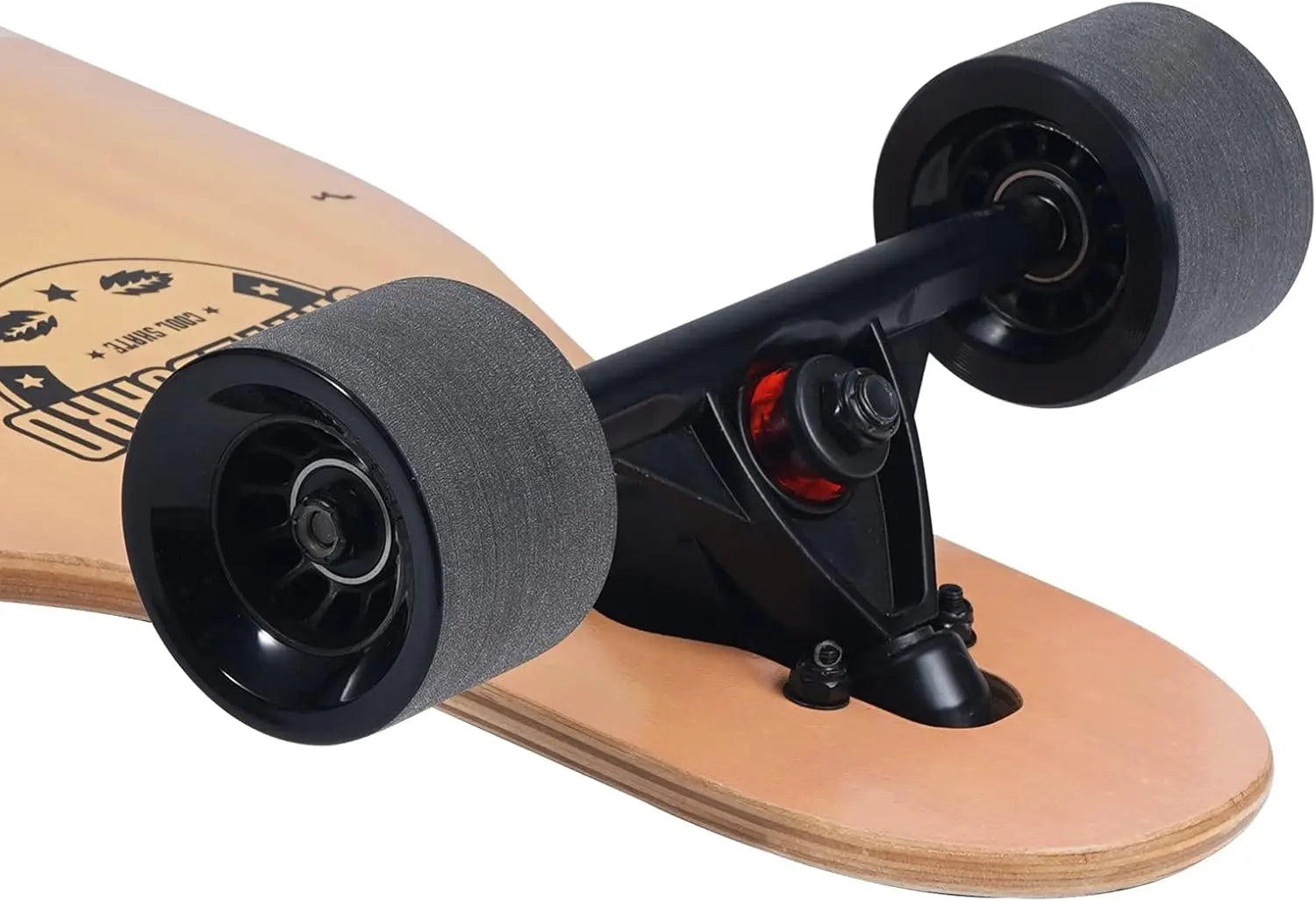 41-Inch Maple Longboard Complete Skateboard for Cruising,