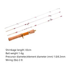 Soft Ultralight Mini Fishing Pole Rotatable Portable