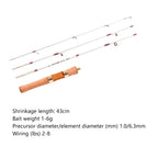 Soft Ultralight Mini Fishing Pole Rotatable Portable