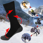 1pair Unisex Winter Warm Self-Heating Health Socks