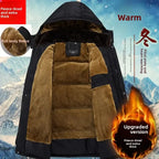 Fleece Winter Jacket for Middle-Aged,Elderly