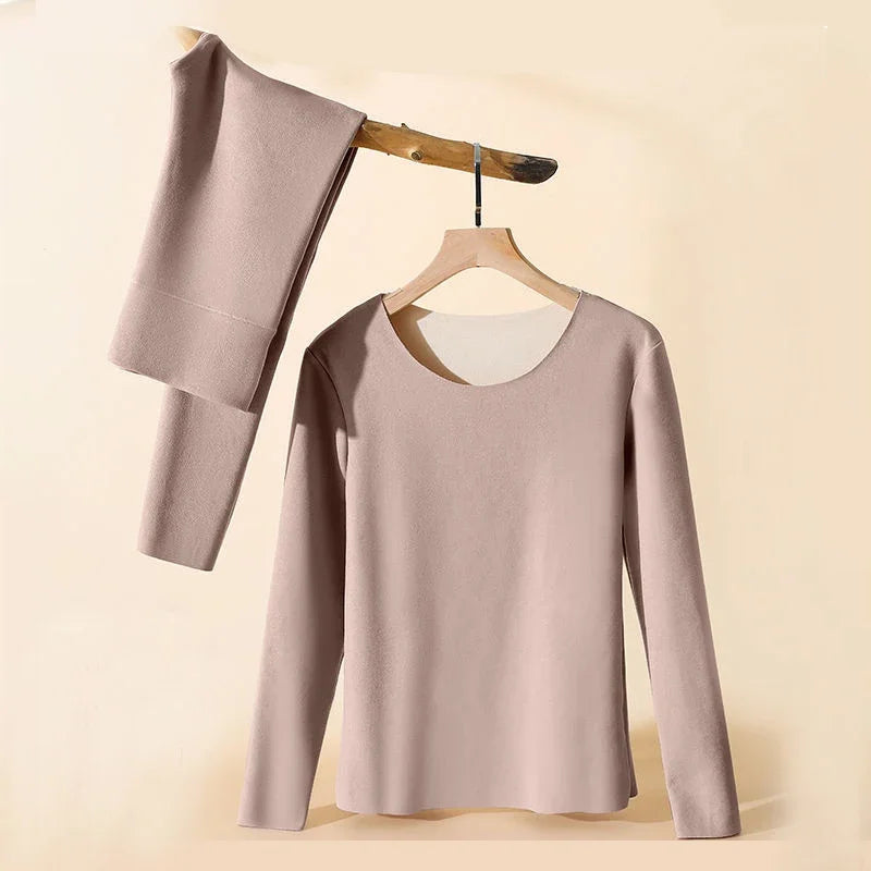 Women Thermal Underwear Winter Long Sleeve