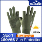 Anti-UV Men Women Fishing Gloves Sunscreen