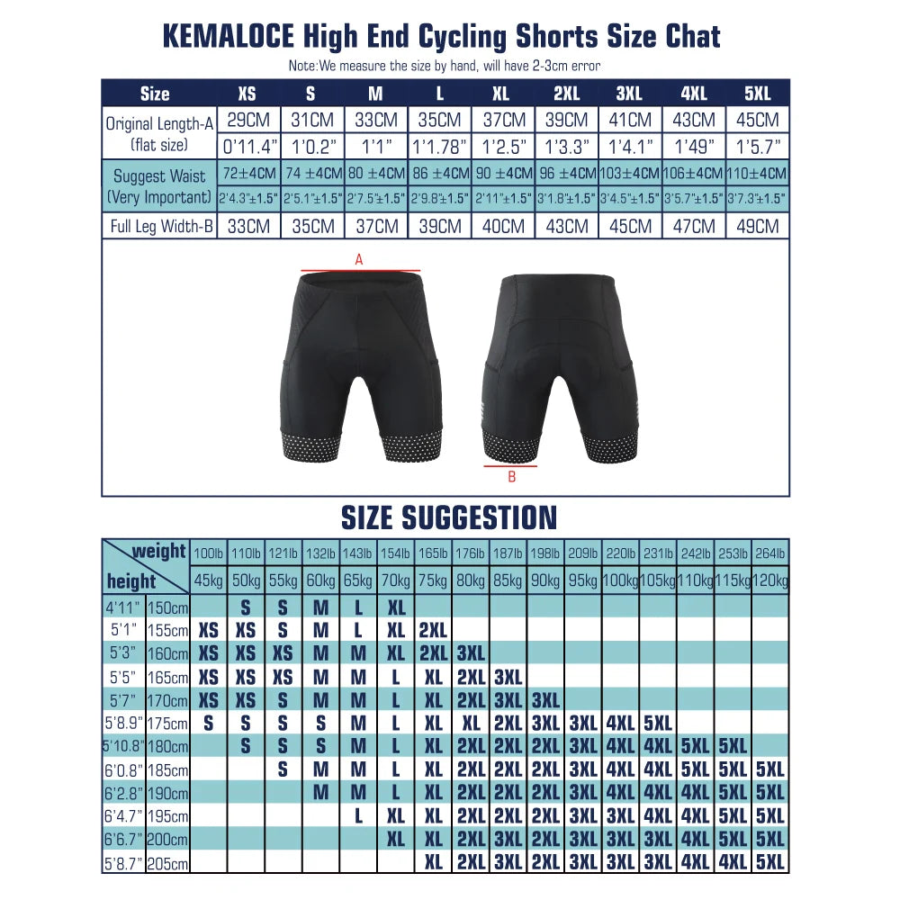 Cycling Shorts Men BlankGel Pad Summer