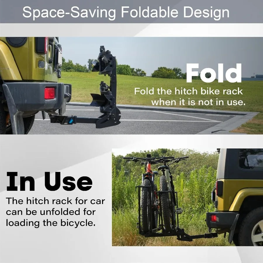 Expandable Hitch Bike Rack Accessory