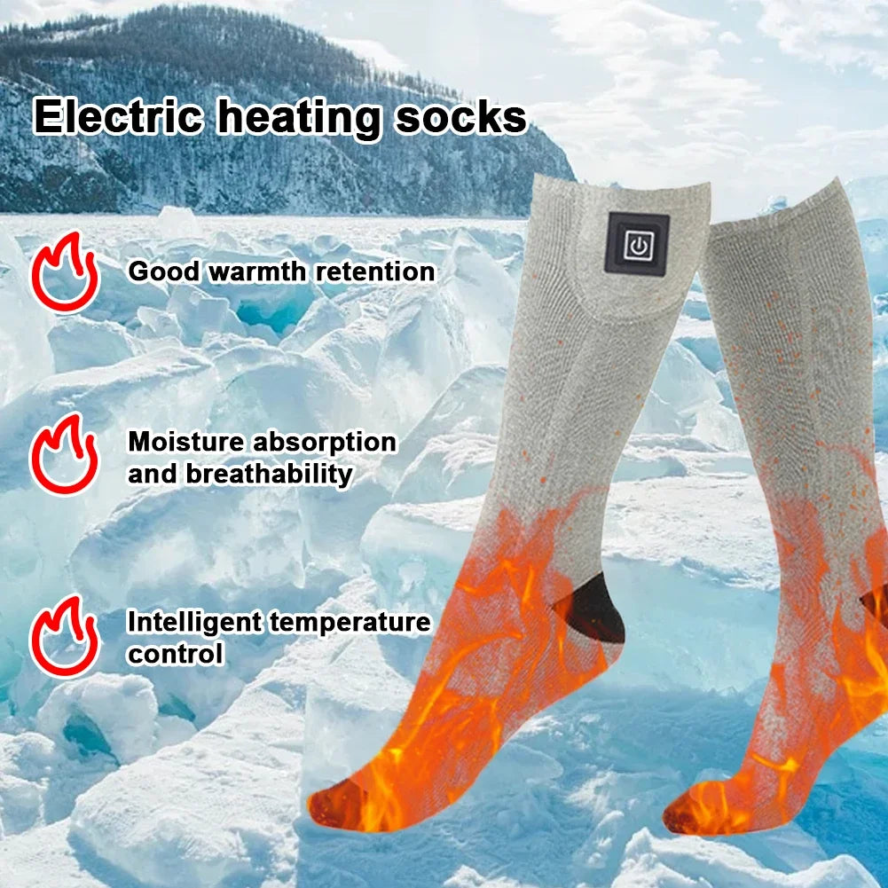 Electric Heating Socks 3 Level Temperature Winter Heating