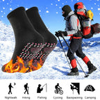 1pair Unisex Winter Warm Self-Heating Health Socks