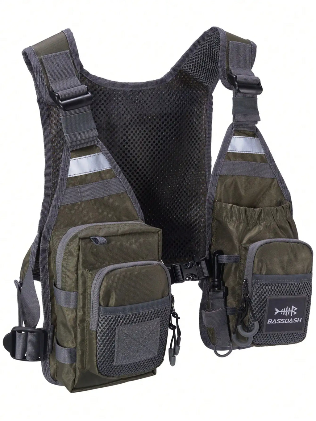 Breathable Fly Fishing Vest with Chest Pack,