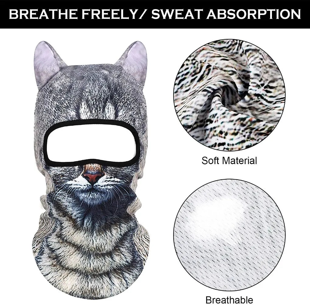 3D Animal Balaclava Bicycle Cycling Ski Hats Party