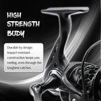 ROOBLINOS GTA2 Spinning Reel - 5+1 Bearings, 5.2:1 Gear Ratio,