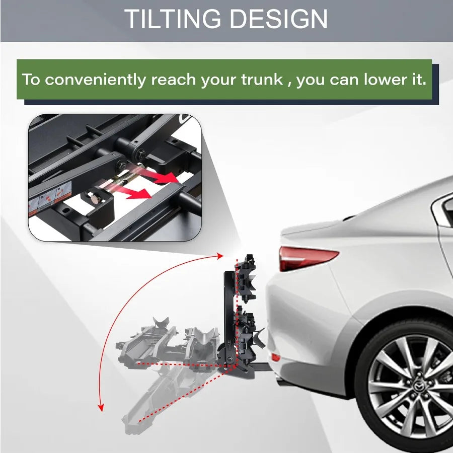 Expandable Hitch Bike Rack Accessory