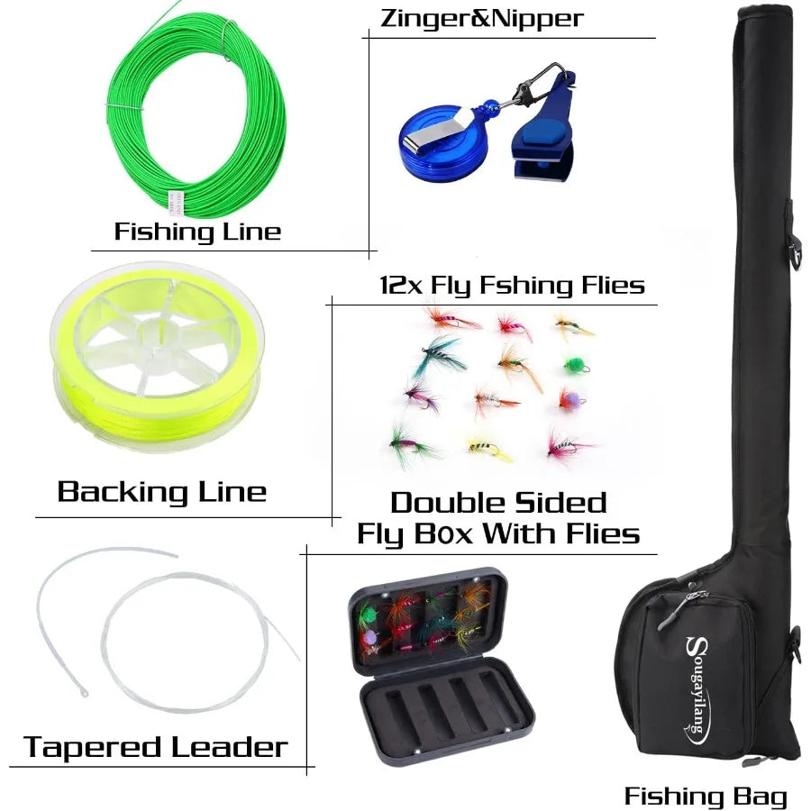 Standard Fly Fishing Combo Starter Kit