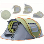 4-Person Easy Pop Up Tent, 2 Doors -
