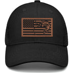 Mens Fishing Gifts American Flag Hat