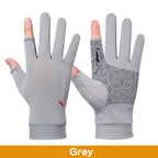 Anti-UV Men Women Fishing Gloves Sunscreen