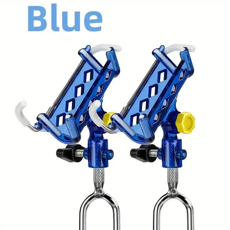 2-piece stainless steel fishing rod holder, 360°