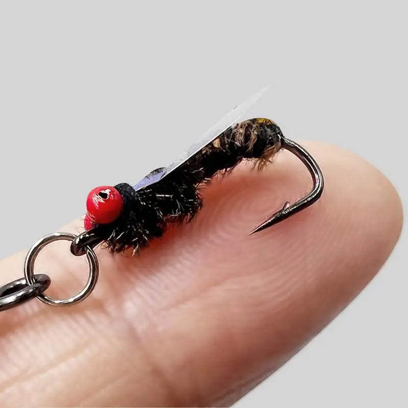 Simulated Fishing Fly Hook Set Lifelike