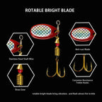 Metal Spoon Spinner Lure 2 to 8g