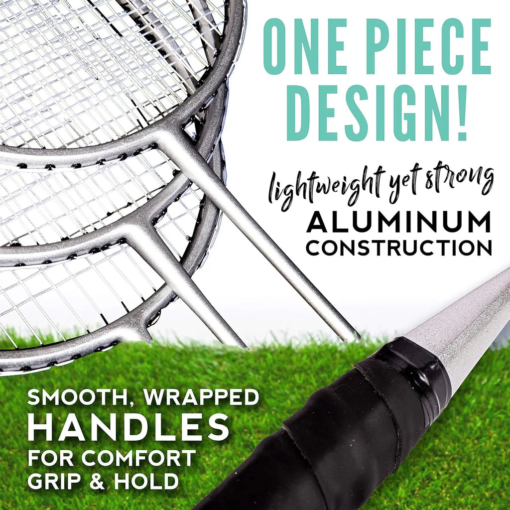 Badminton Racket + Birdie Set - Replacement Badminton Equipment