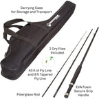 Fly Fishing Rod and Reel Combo, Carrying Case