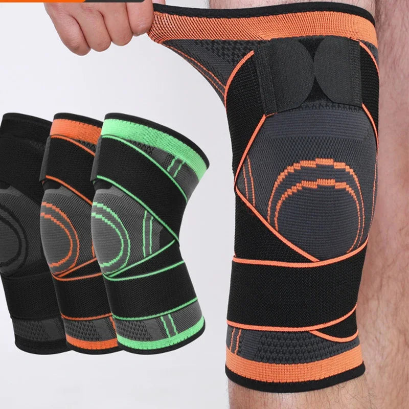 Sports Kneepad Men Pressurized Elastic Knee Pads