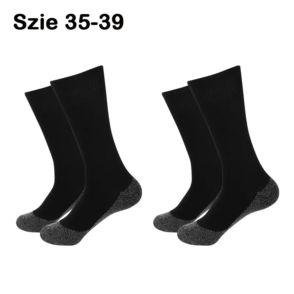 1pair Unisex Winter Warm Self-Heating Health Socks