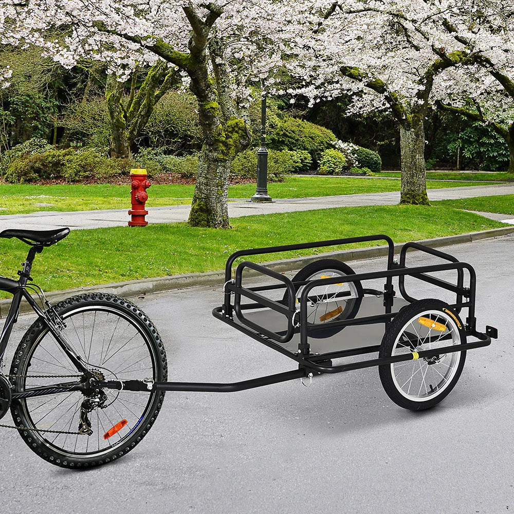 Bike Cargo Trailer For Hefty Loads, Foldable