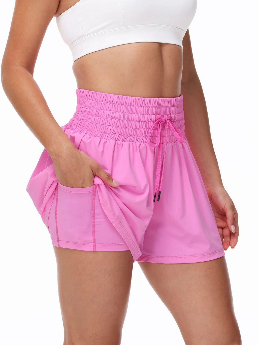 Women's 2-in-1 High Waist Running Shorts