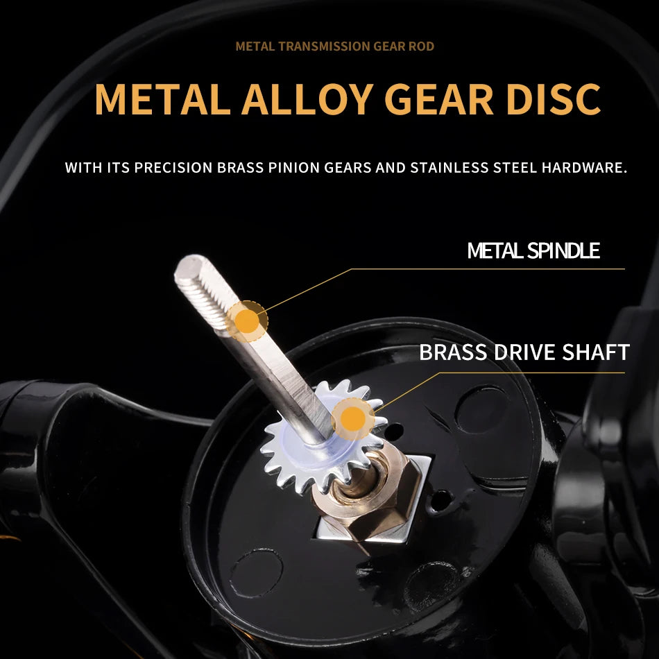 HM NEW Fishing Reel Spinning Reel Metal Reel Cup