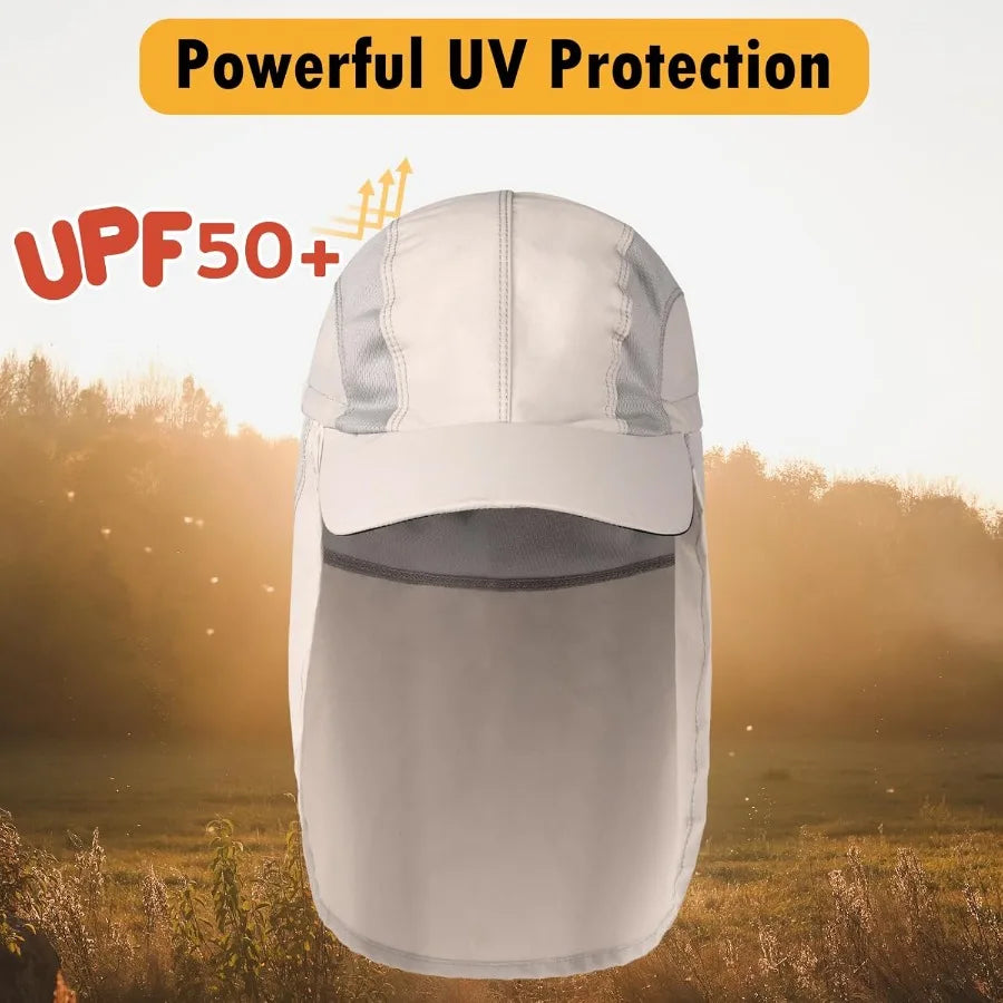 Breathable Mesh UPF 50+ Sun Protection Fishing Hat