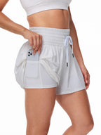 Women's 2-in-1 High Waist Running Shorts