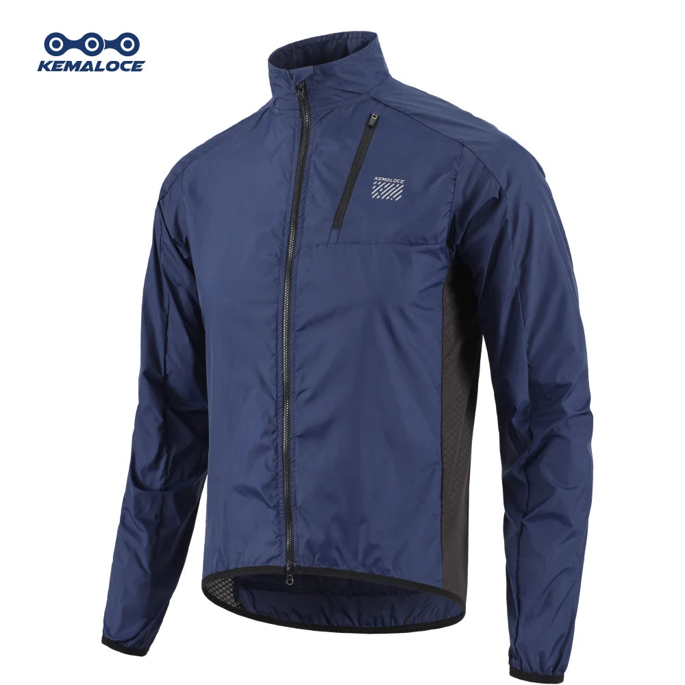 KEMALOCE Cycling Jacket Windproof Men 2025 Ultralight
