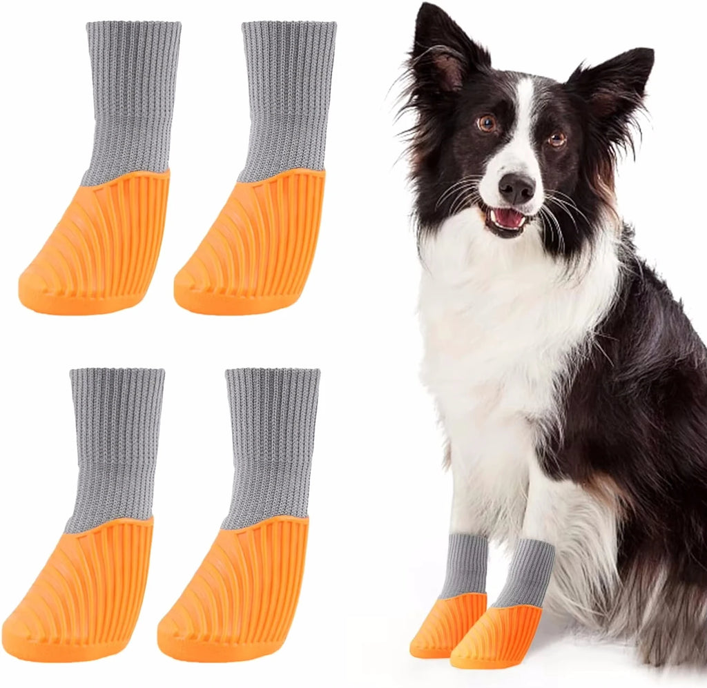 4Pcs Outdoor Pet Dog Boots Paw Protector