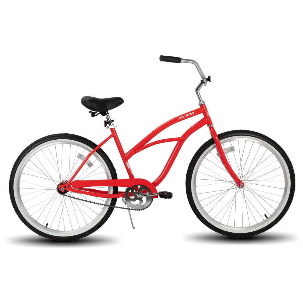 HILAND 26 Inch Womens Beach Cruiser Bike