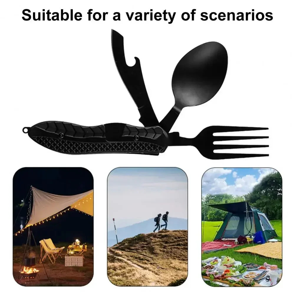 Three-in-One Multi-Tool Camping Folding Knife