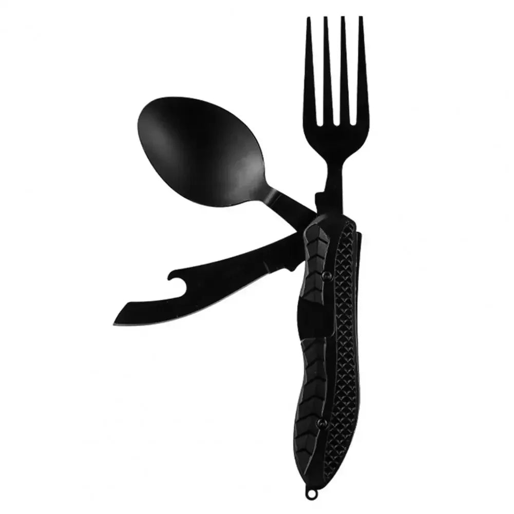 Three-in-One Multi-Tool Camping Folding Knife