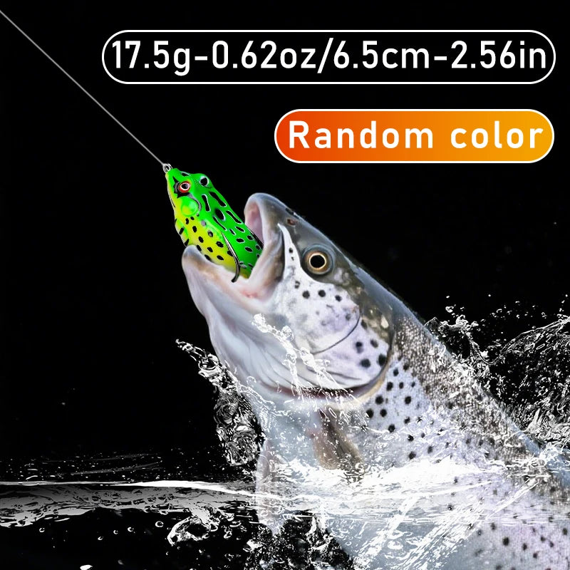 10pcs Frog Shape Lure Soft Tube Bait