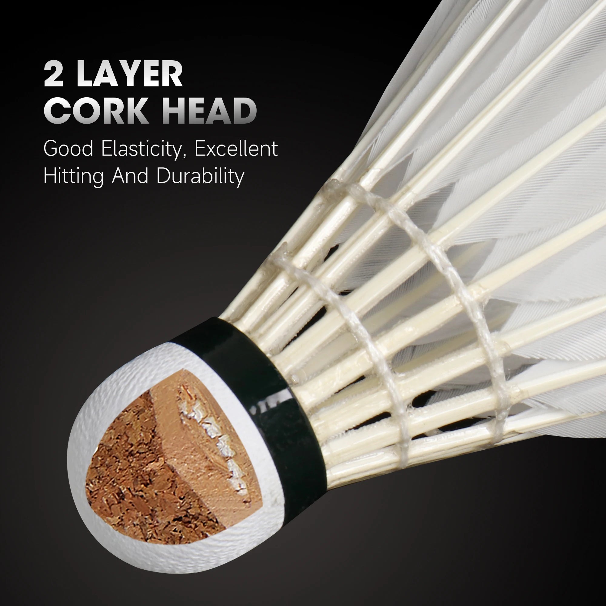 Badminton Shuttlecocks Duck Feather with Great Durability