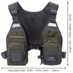 Breathable Fly Fishing Vest with Chest Pack,