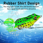 10pcs Frog Shape Lure Soft Tube Bait