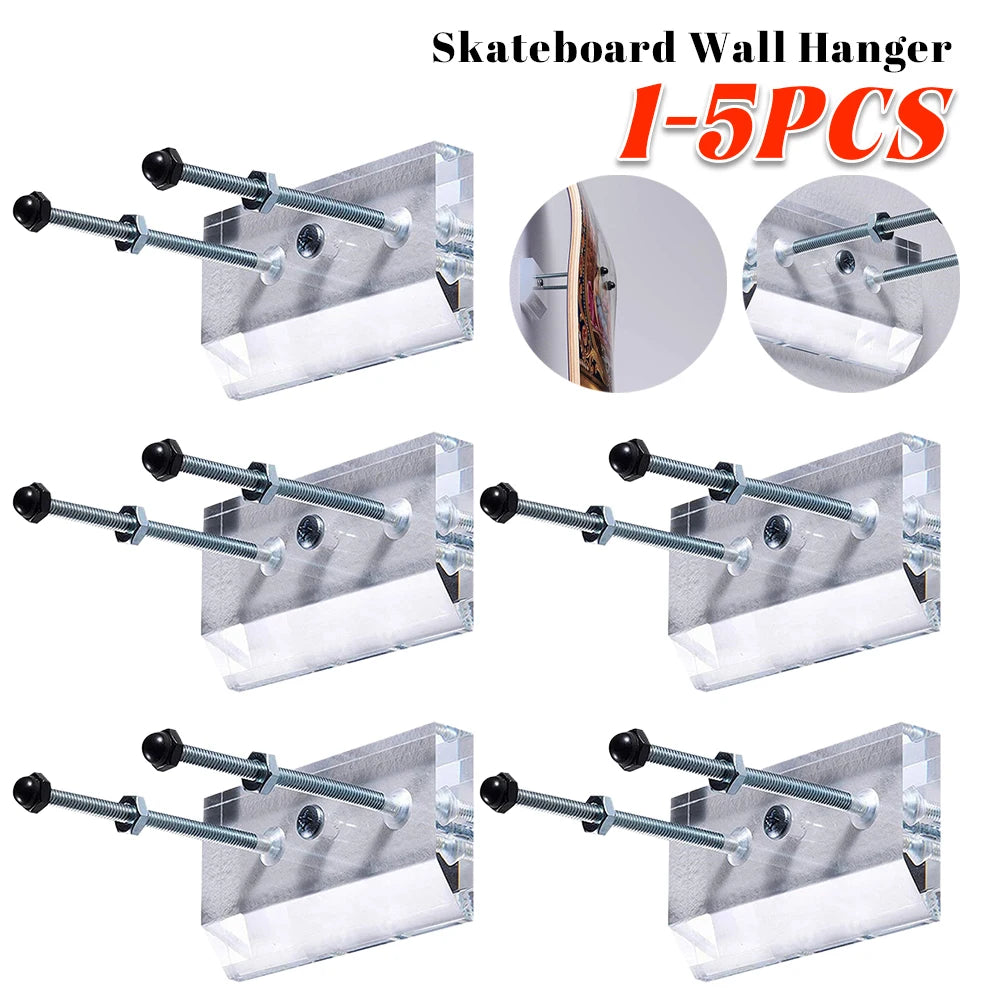 Skateboard Wall Hanger Wall Mount Skateboard Storage