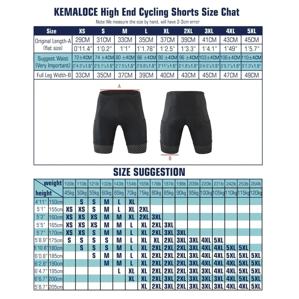 Cycling Shorts Men BlankGel Pad Summer