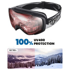 Outdoor Master Ski Goggles With Covered Snowboard Ski Goggles