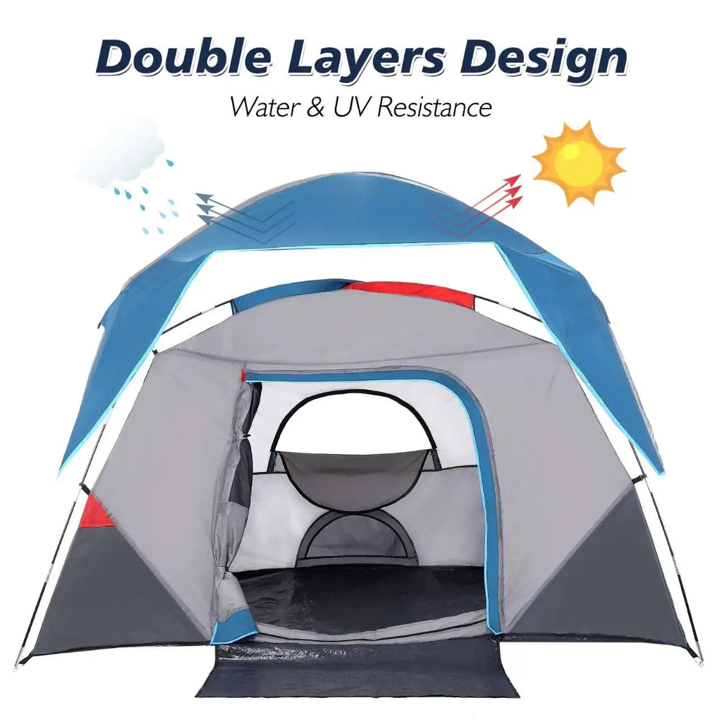 Camping Tent 4 Person to 6 Person Sunshade