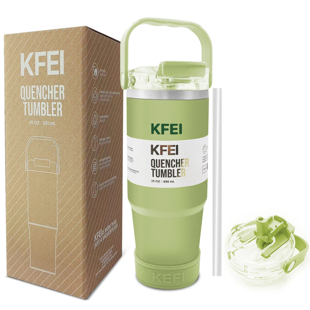 30oz Solid Color Double Wall Stainless Tumbler,