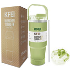 30oz Solid Color Double Wall Stainless Tumbler,